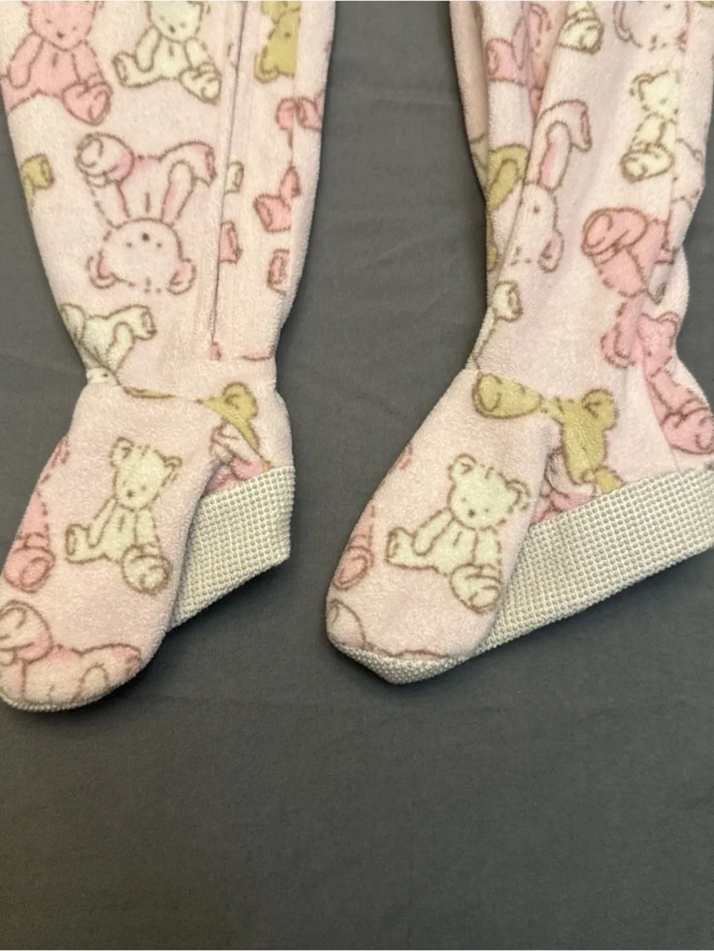 Carters Footed Pajamas Pink with Bears Size 18 Months Baby Girl